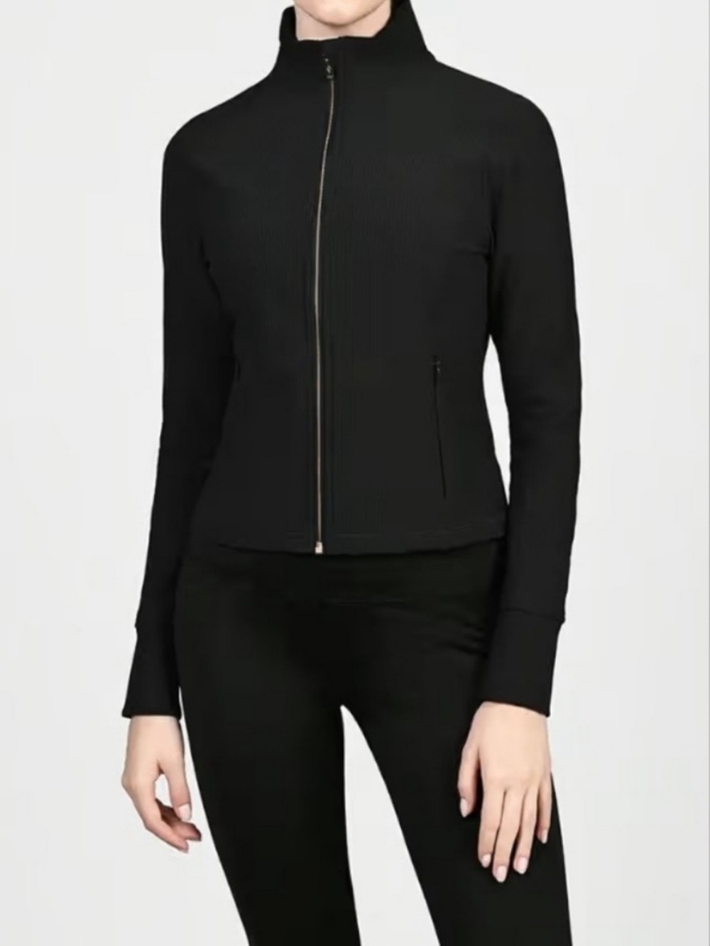 Skechers Women’s Go Flex Rib Black Jacket Size S